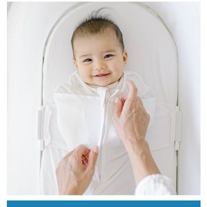 Happiest baby SNOO sleep sack in white